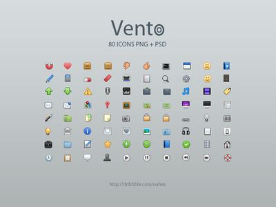 Paquet d'icônes Vento