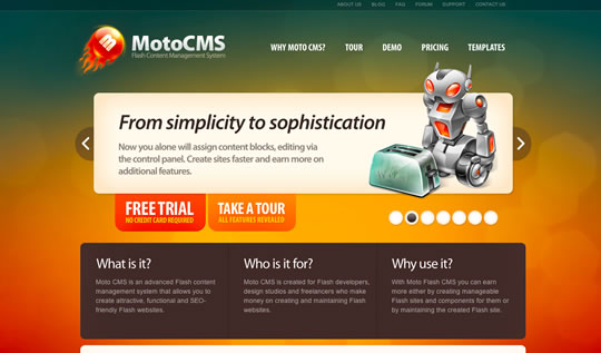 Exemple de slideshow: Motocms.com