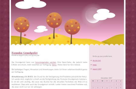 Autumn in 100 Excellent Free WordPress Themes