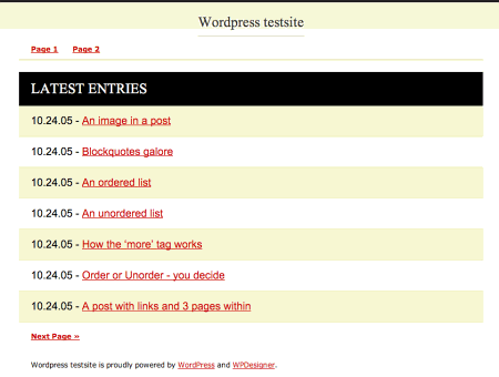 Braintied in 100 Excellent Free WordPress Themes