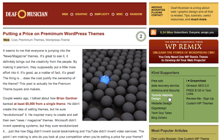 Dm in 100 Excellent Free WordPress Themes
