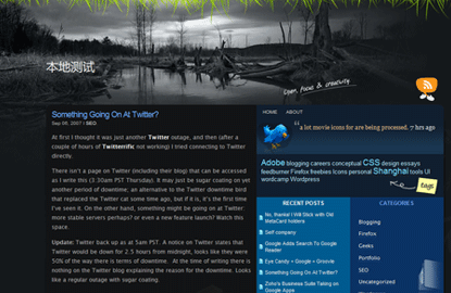 Resurrection in 100 Excellent Free WordPress Themes