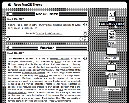 Retro in 100 Excellent Free WordPress Themes