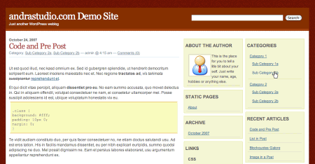 Yomel in 100 Excellent Free WordPress Themes