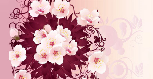 Brushes Vectorielles Fleurs 11