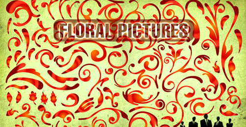Brushes Vectorielles Fleurs 26