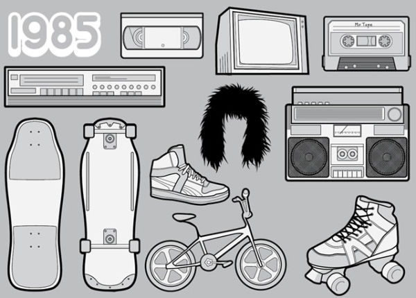 Icônes favoris des années 80