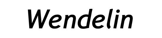 Typographie Wendelin