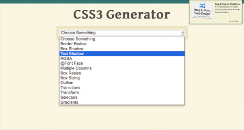 CSS 3 generator
