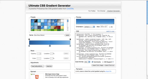 Ultimate CSS Gradient Generator