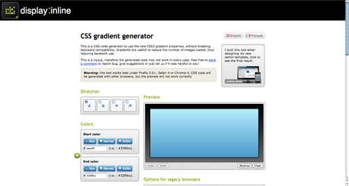 CSS Gradient Generator