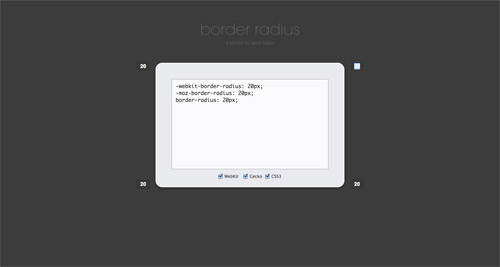 CSS Border Radius Generator