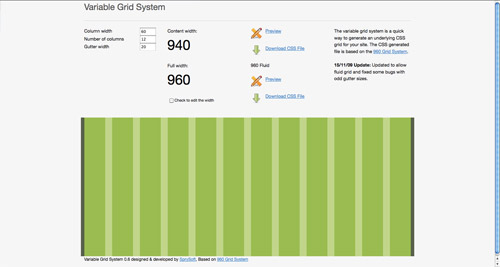 Variable Grid System