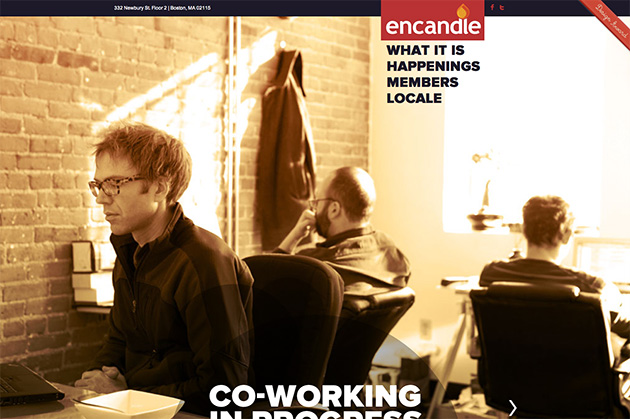 site jQuery Encandle