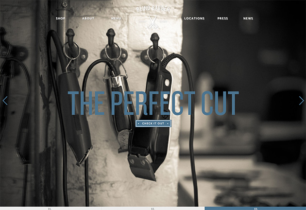 site jQuery Blind Barber