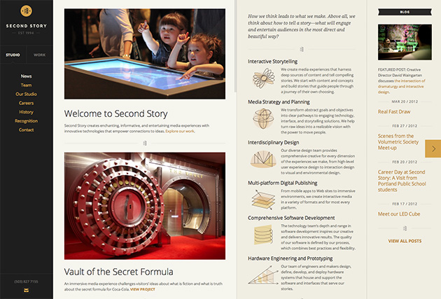 site jQuery Second Story