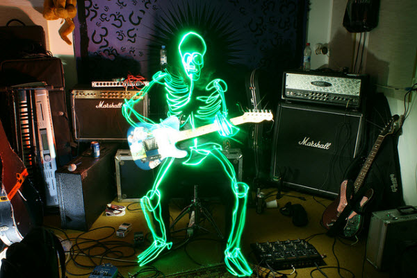 still got the blues collection d'images de light painting