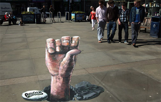 Heritage peinture de la rue 3D