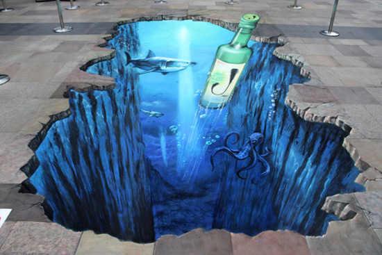 Jinro peinture de la rue 3D