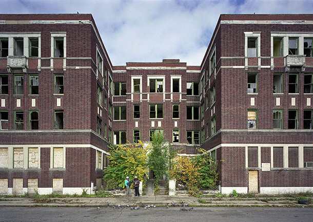 Photos artistiques de Détroit en ruine