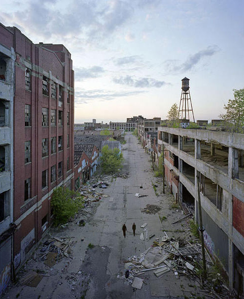 Photos artistiques de Détroit en ruine