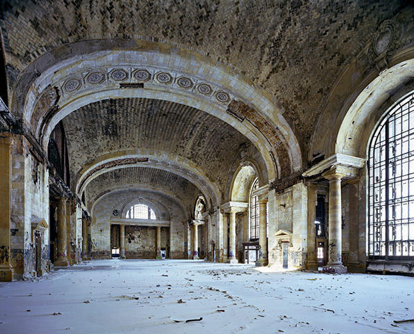 Photos artistiques de Détroit en ruine