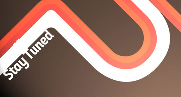 Superbes courbes rétro vectorielles