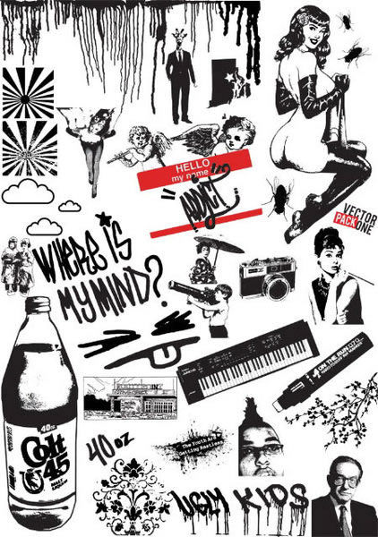 Paquet de vecteurs divers