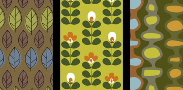 Pattern Photoshop rétro de la nature