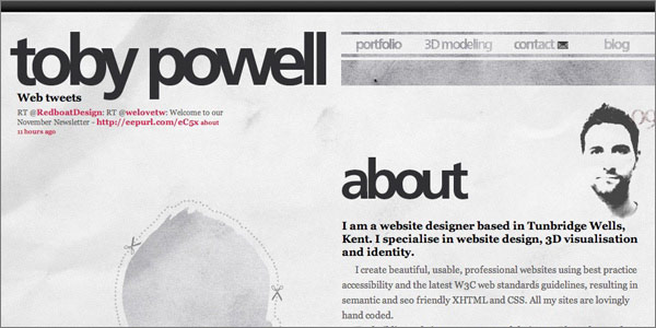web une page