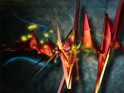 Fond d'écran 3D abstrait et artistiques 1