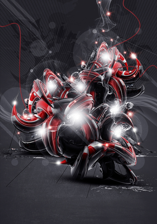 Fond d'écran 3D abstrait et artistiques 2