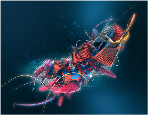 Fond d'écran 3D abstrait et artistiques 29