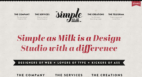 Simple as milk